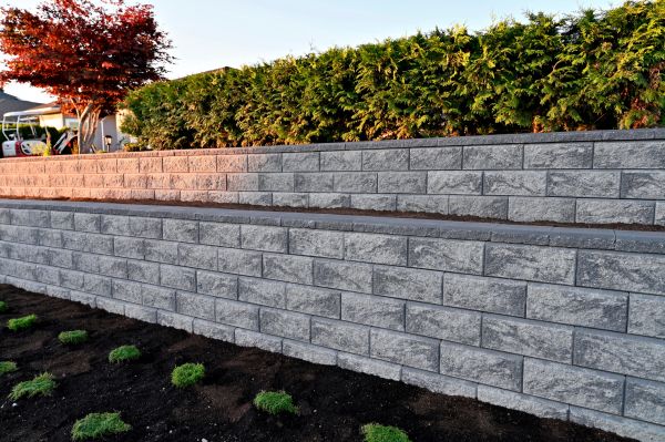 Concrete Retaining Wall Installation in Newburgh