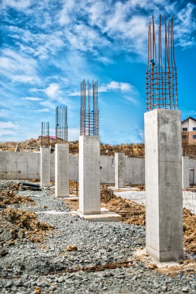 Concrete Footer Pouring in Newburgh