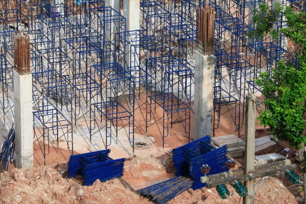 Concrete Pier Construction in Newburgh