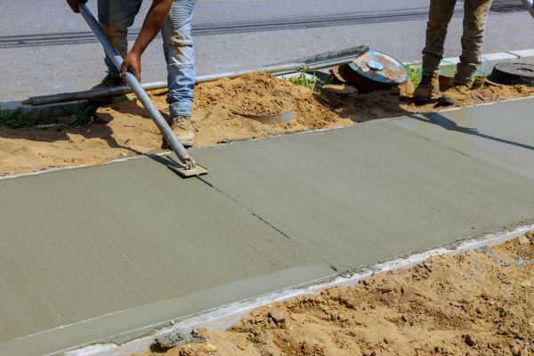 Cement Pathway Installation in Newburgh