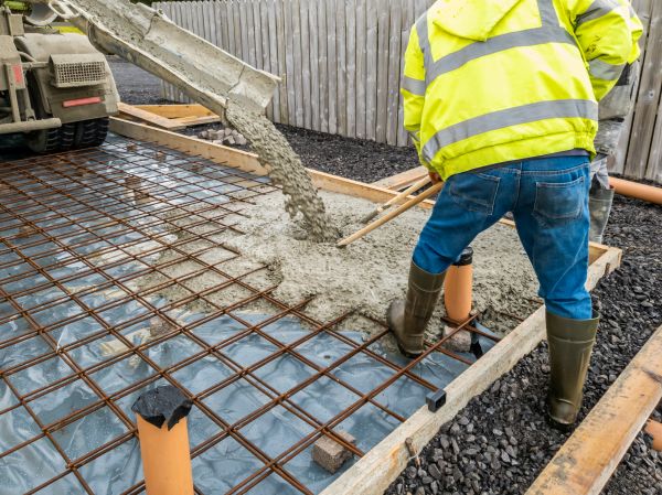 Basement Slab Pouring in Newburgh