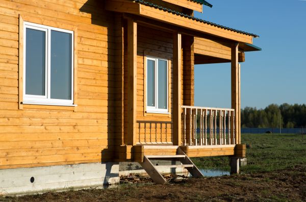 Cabin Footing Construction in Newburgh