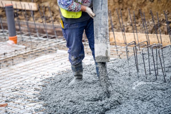 Cabin Foundation Pouring in Newburgh